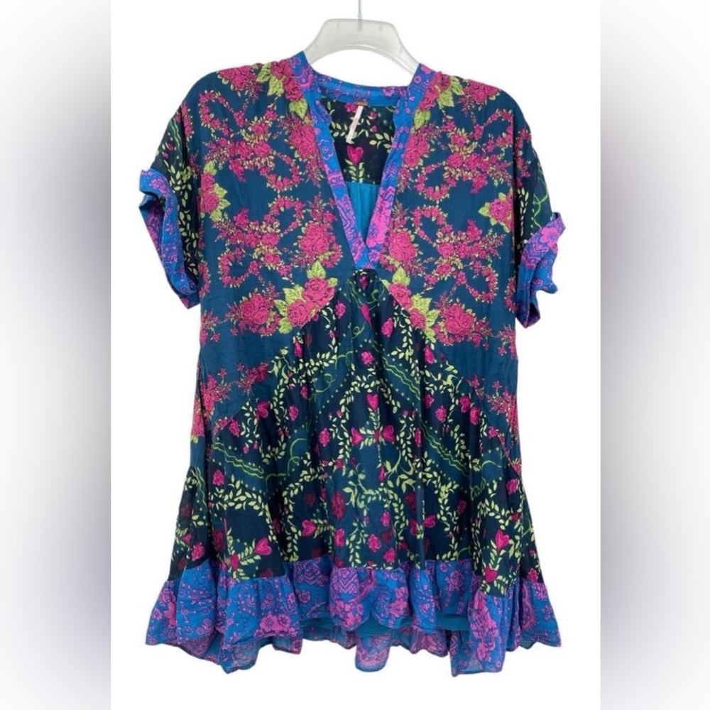 Free People printed Agnes Mini Dress